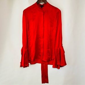 Saks Fifth Avenue Red Blouse